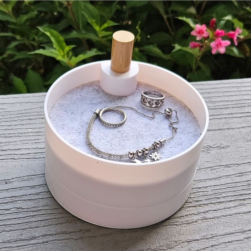 Reserved The 2Bandits 3 Tier Jewelry Organizer. Sliding 360° Jewelry Tray, new - Picture 16 of 16